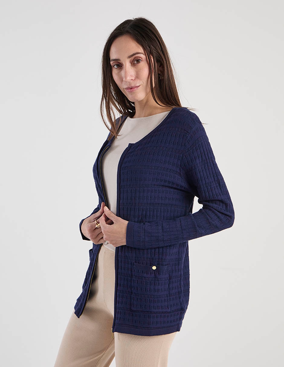 Suéter cuello redondo para mujer 2