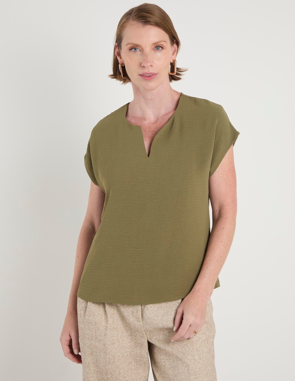 Blusa manga corta para mujer Blusa manga corta para mujer