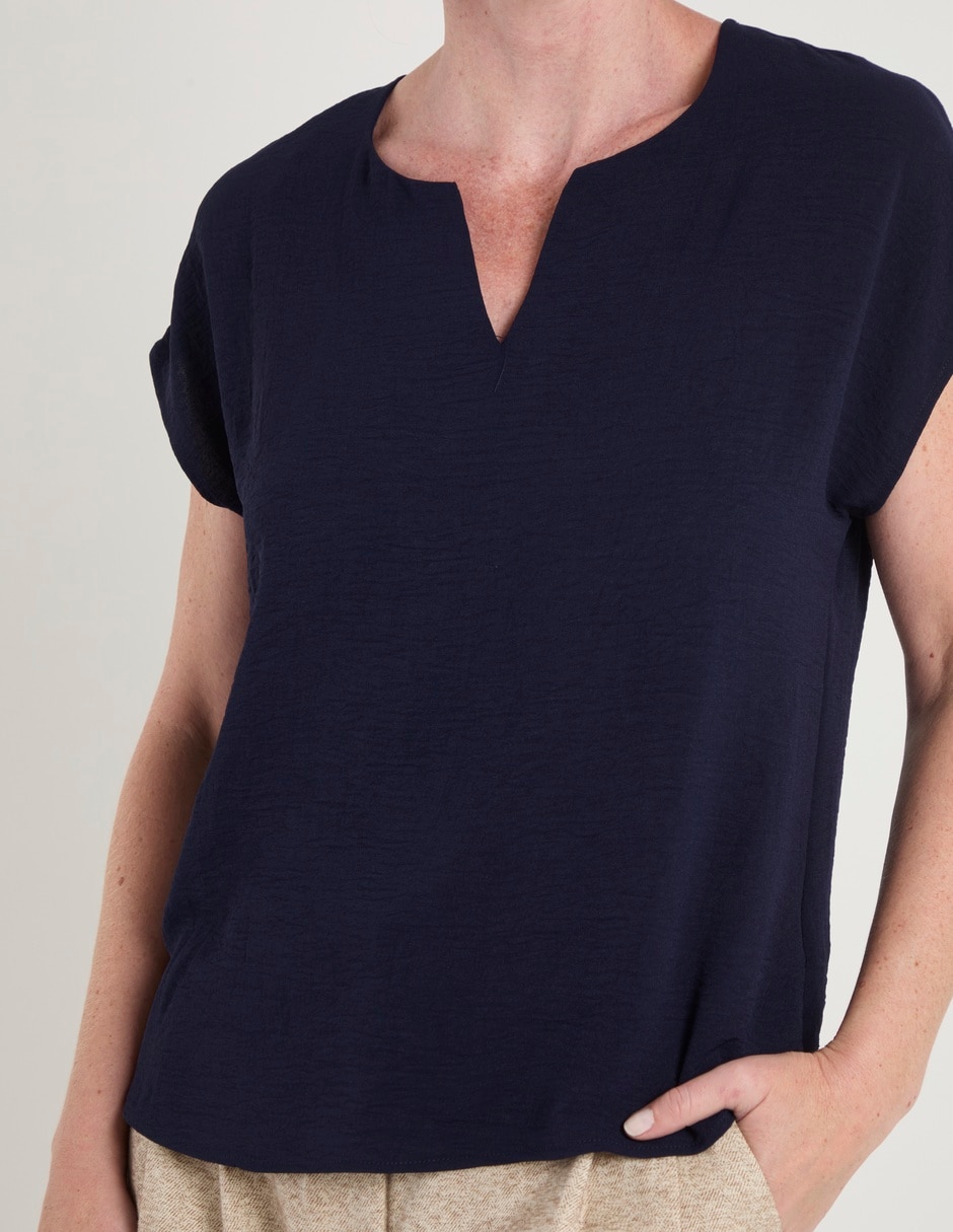 Blusa La Mode manga corta para mujer 5