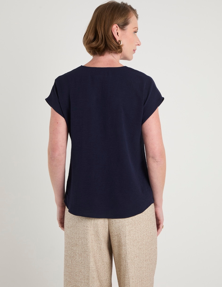 Blusa La Mode manga corta para mujer 6