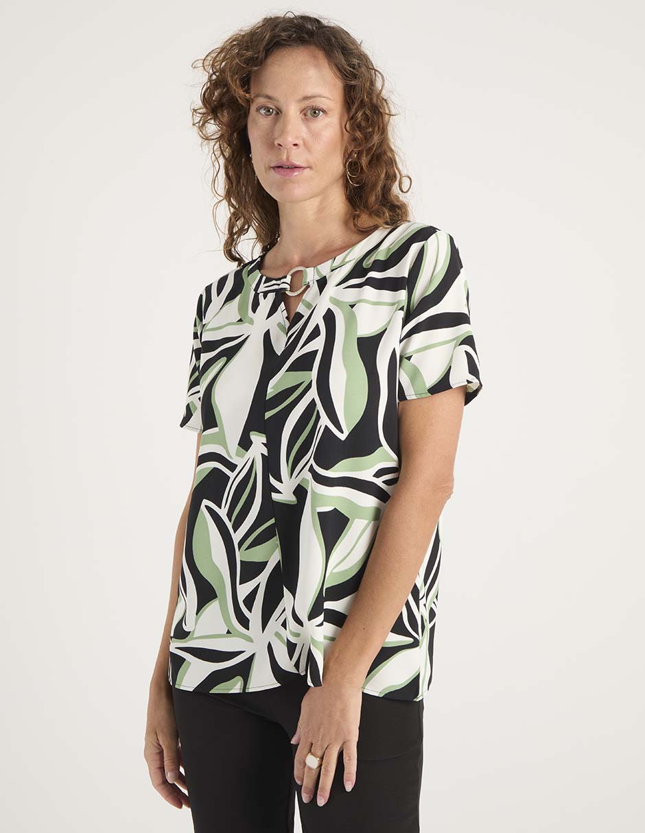 Blusa manga corta para mujer Blusa manga corta para mujer