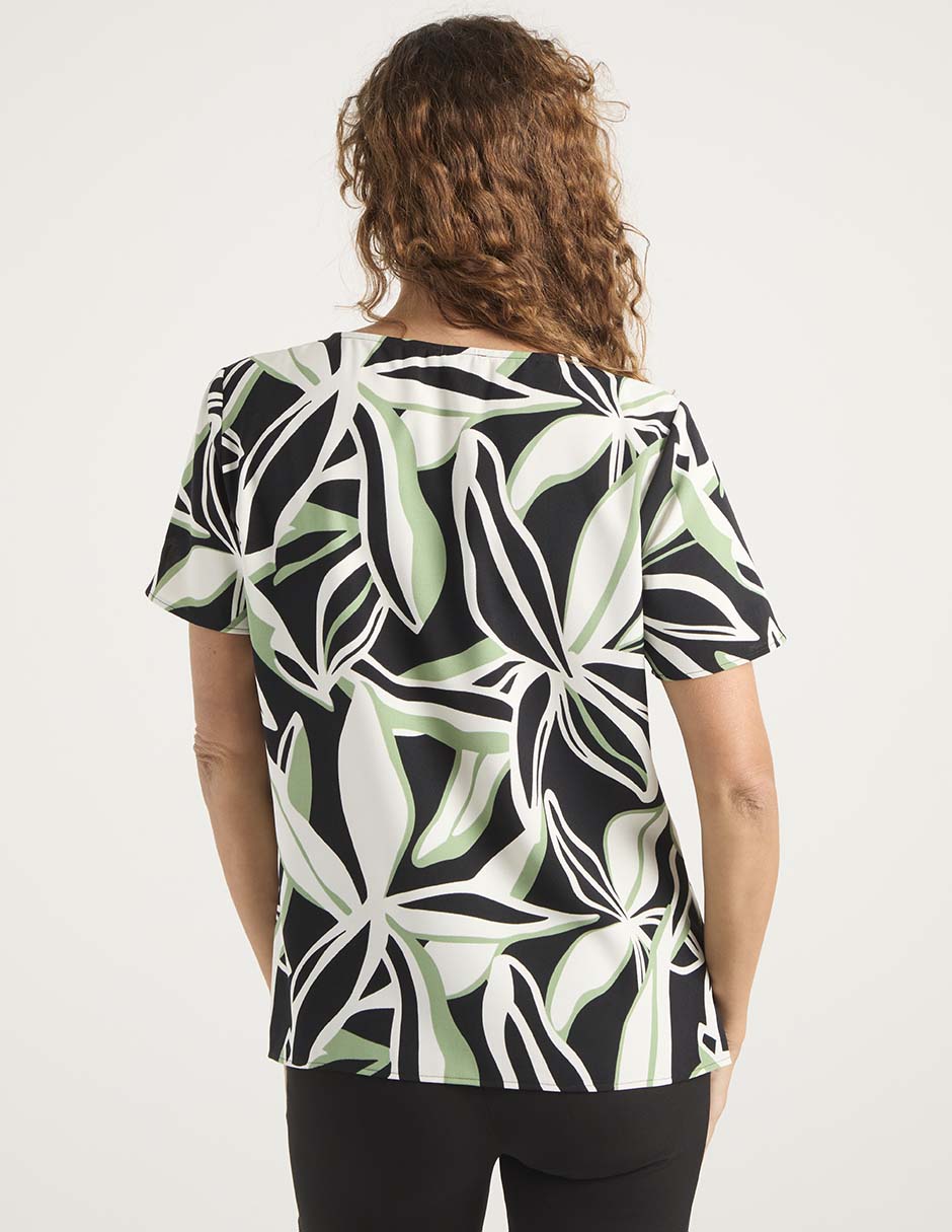 Blusa manga corta para mujer 6