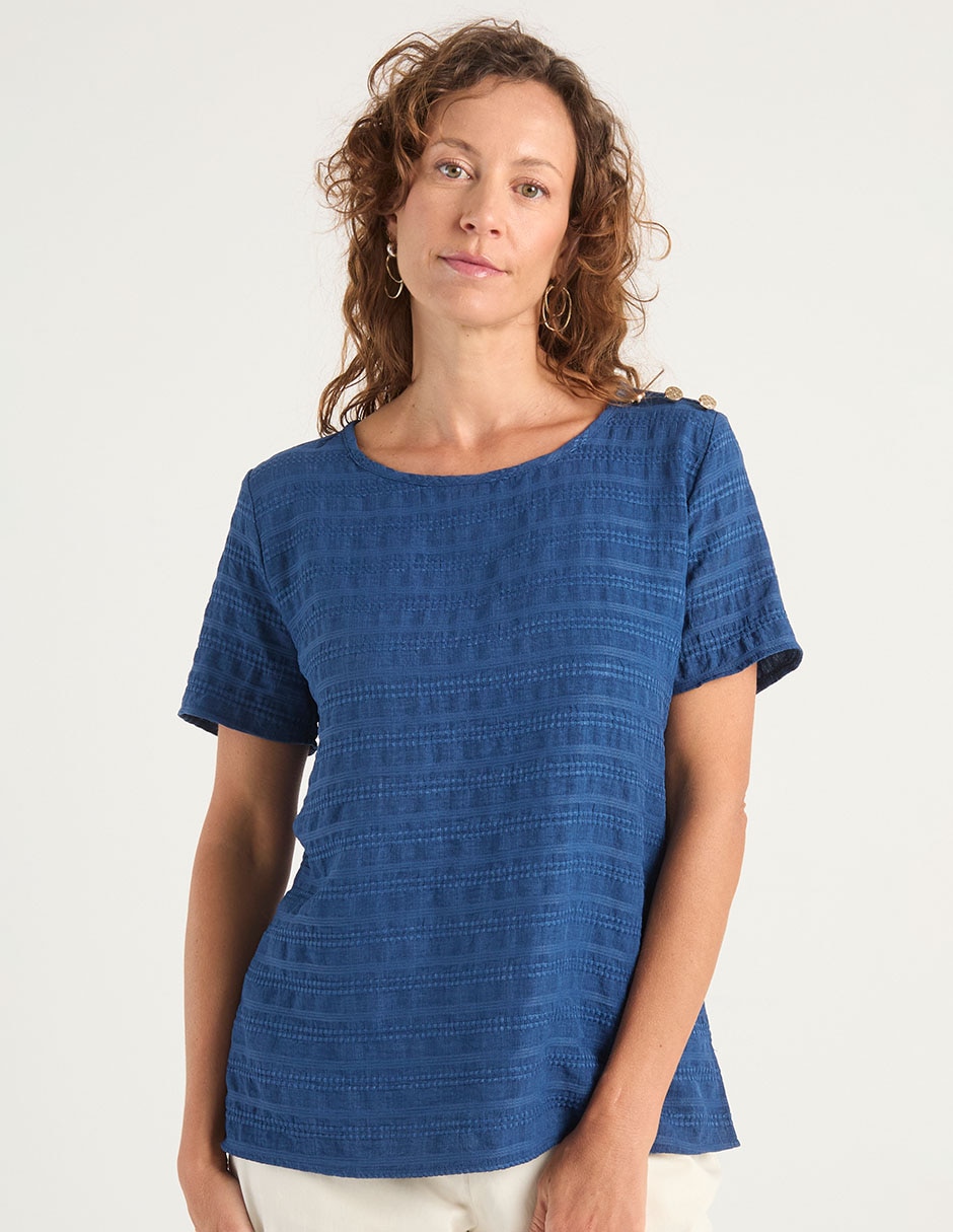 Blusa manga corta para mujer Blusa manga corta para mujer