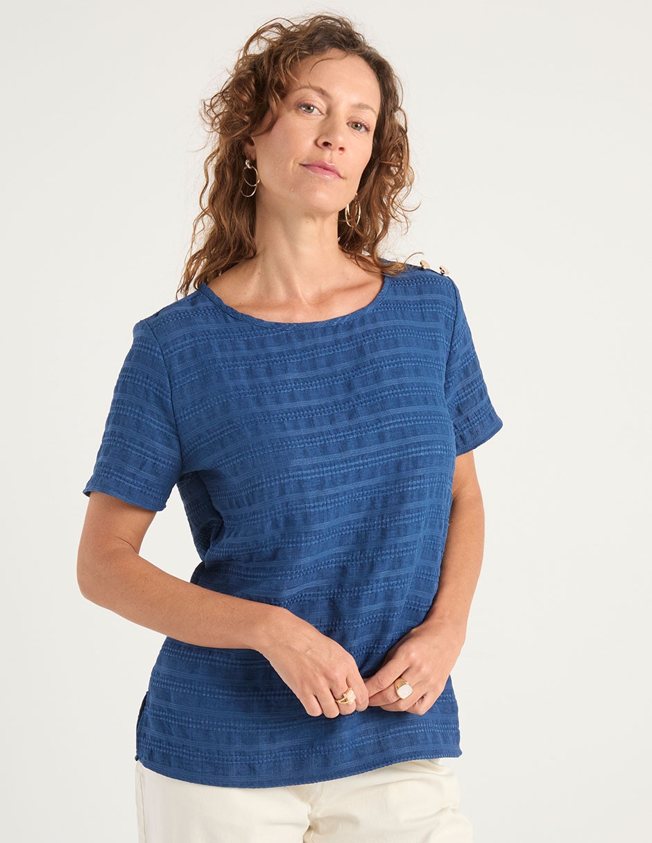 Blusa manga corta para mujer 2