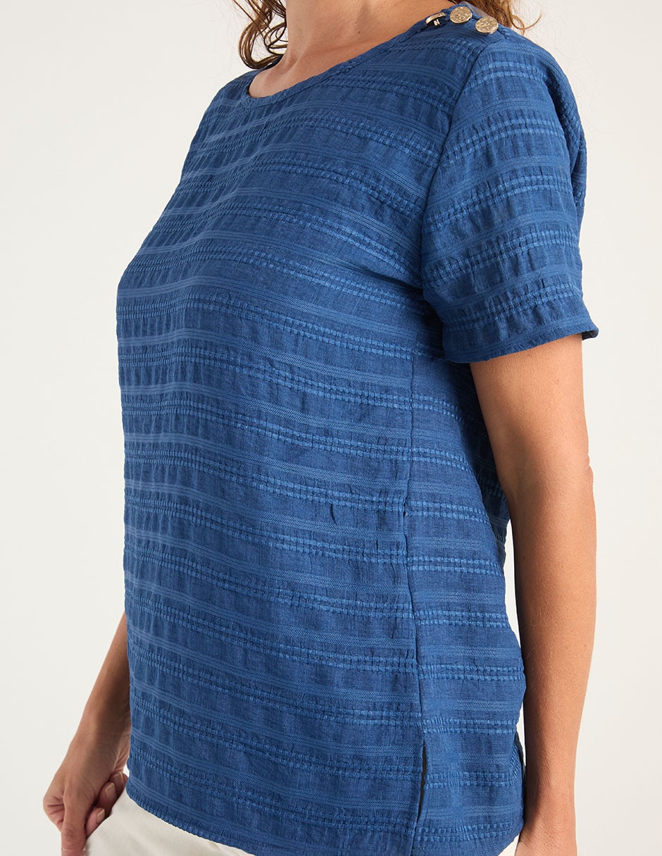 Blusa manga corta para mujer 5