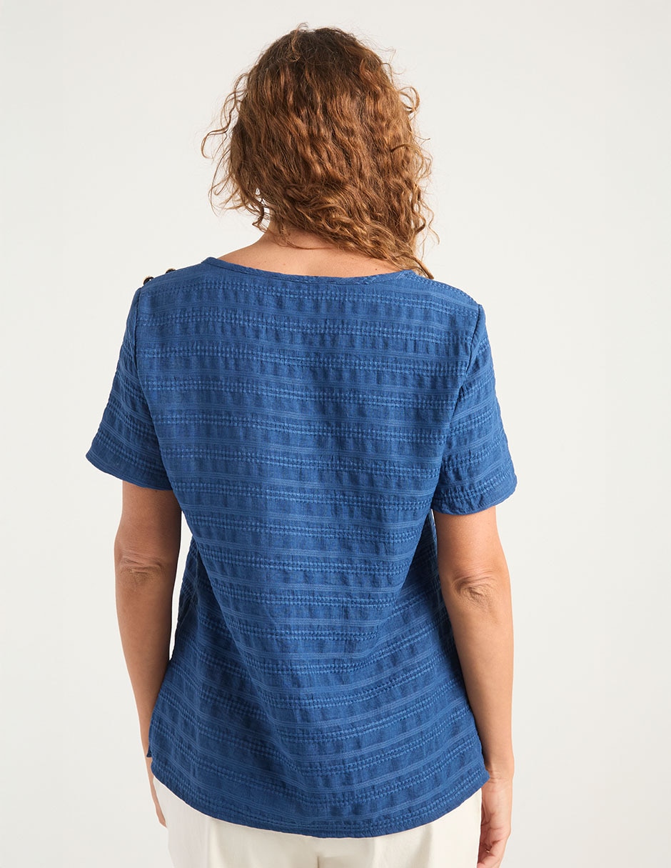Blusa manga corta para mujer 6