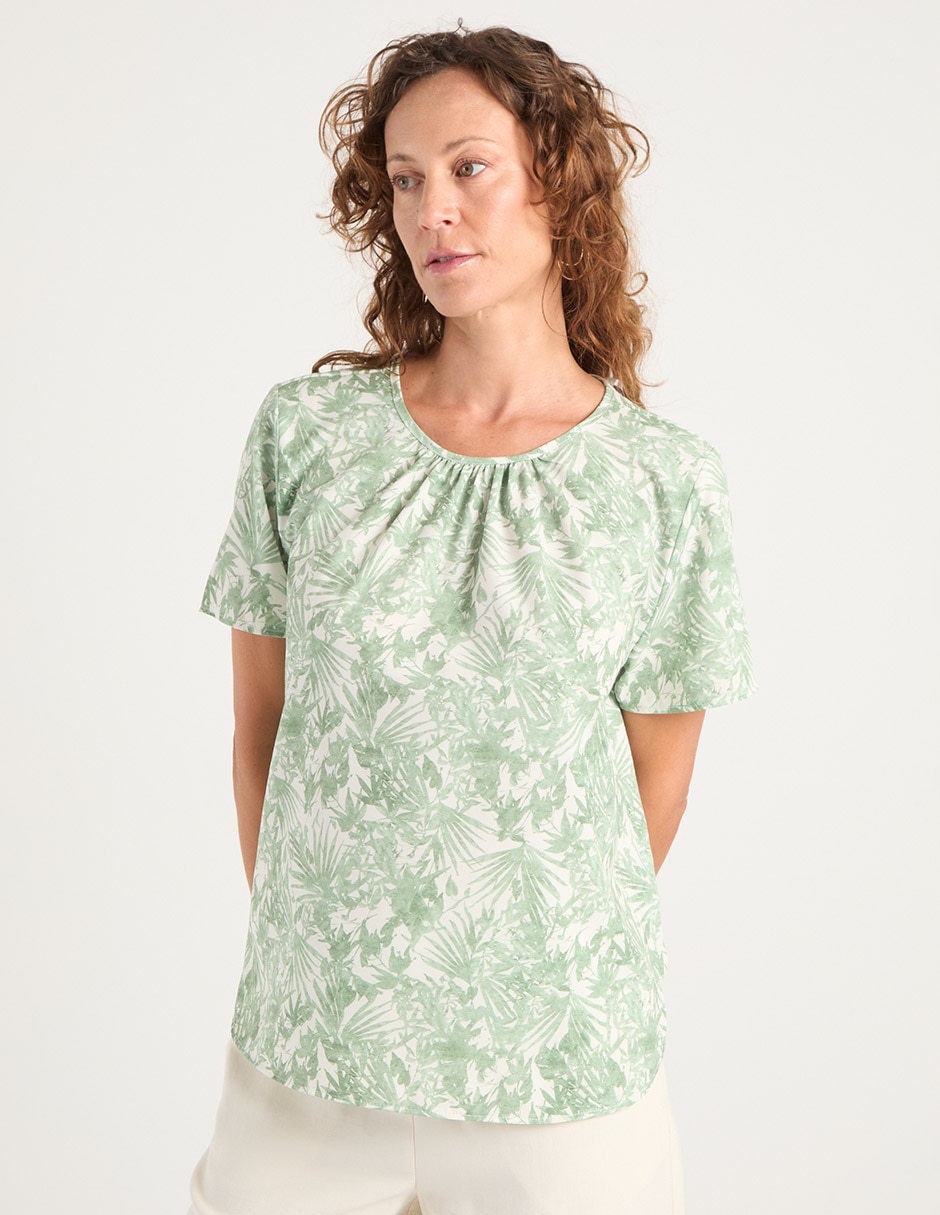 Blusa manga corta para mujer Blusa manga corta para mujer