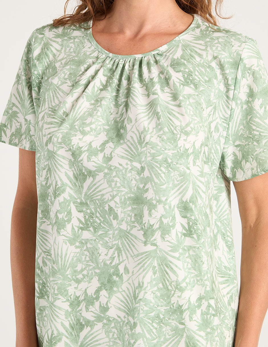 Blusa manga corta para mujer 5