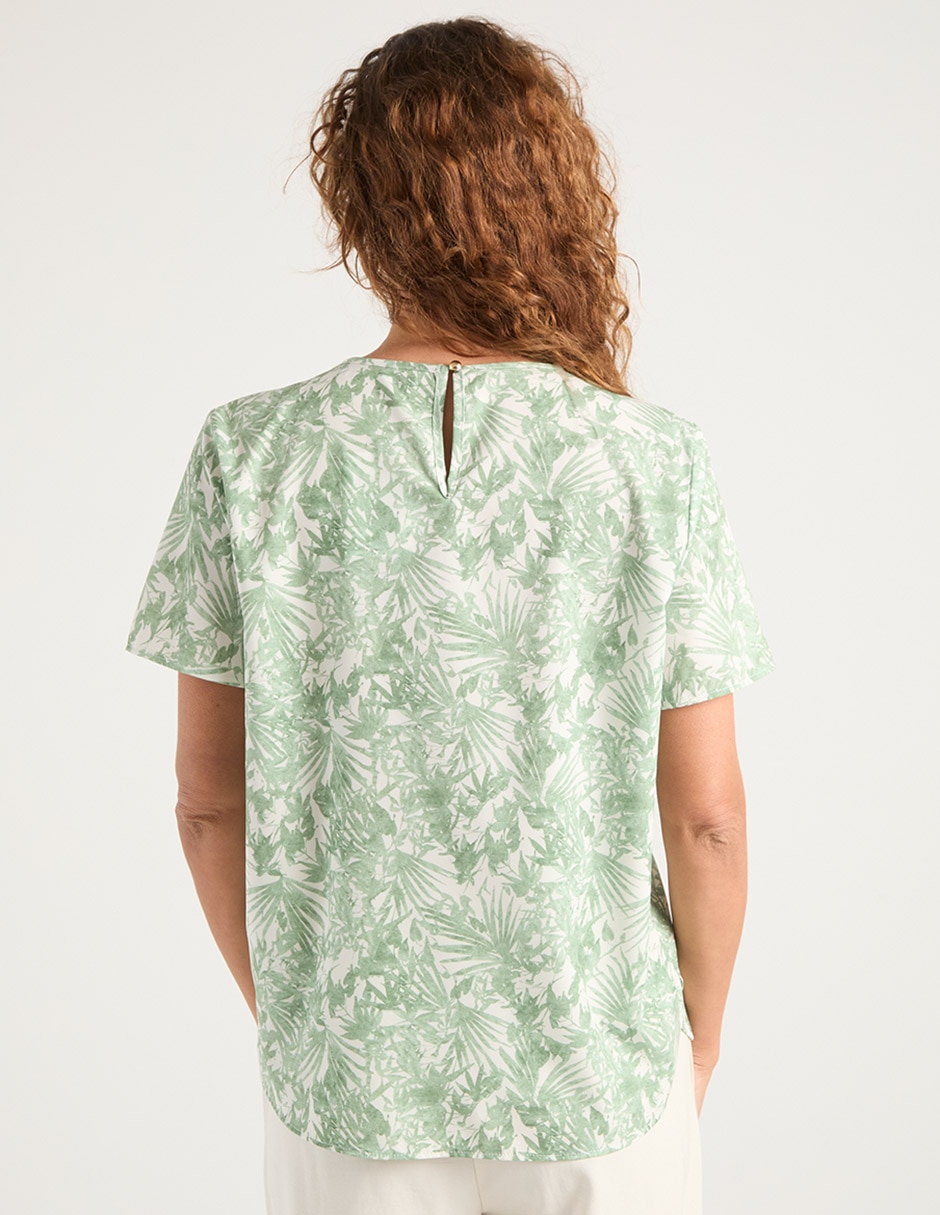 Blusa manga corta para mujer 6