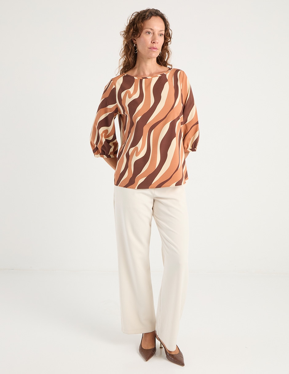 Blusa manga 3/4 para mujer 3
