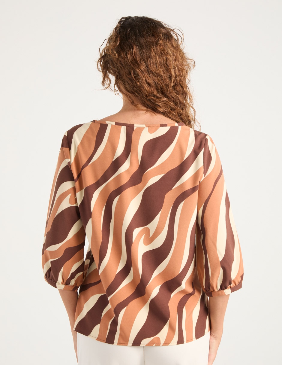 Blusa manga 3/4 para mujer 6