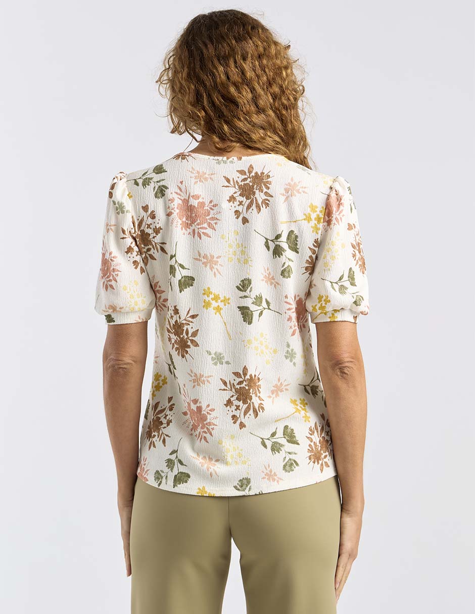 Blusa manga corta para mujer 6