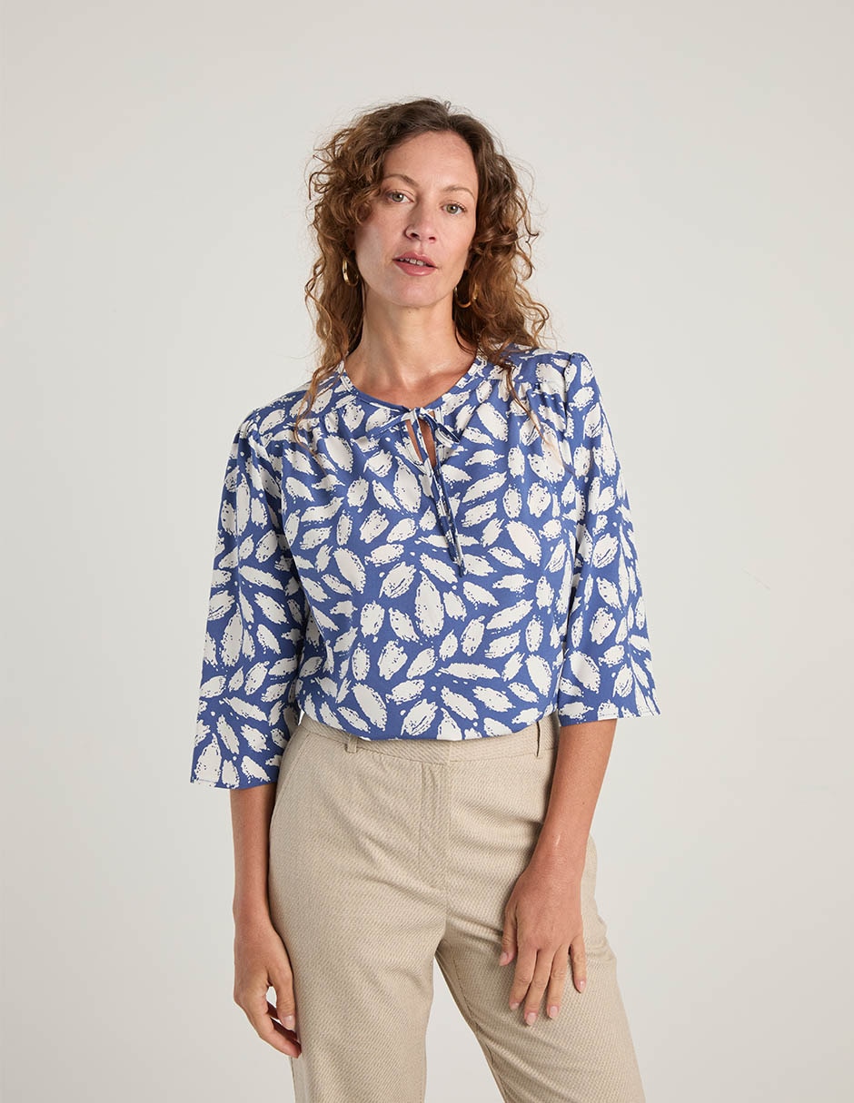 Blusa manga 3/4 para mujer