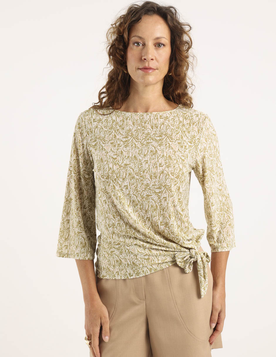 Blusa manga 3/4 para mujer Blusa manga 3/4 para mujer