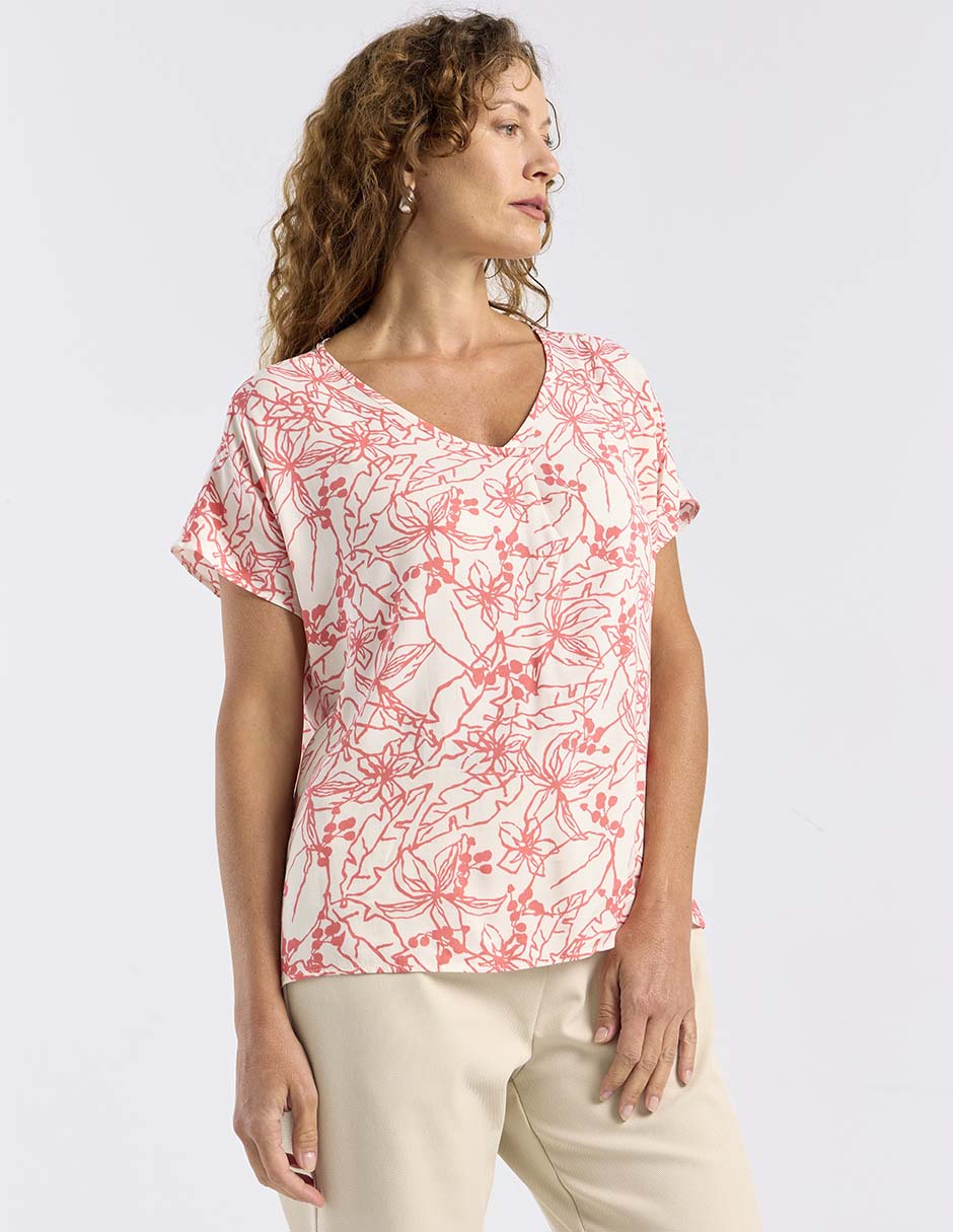 Blusa manga corta para mujer Blusa manga corta para mujer
