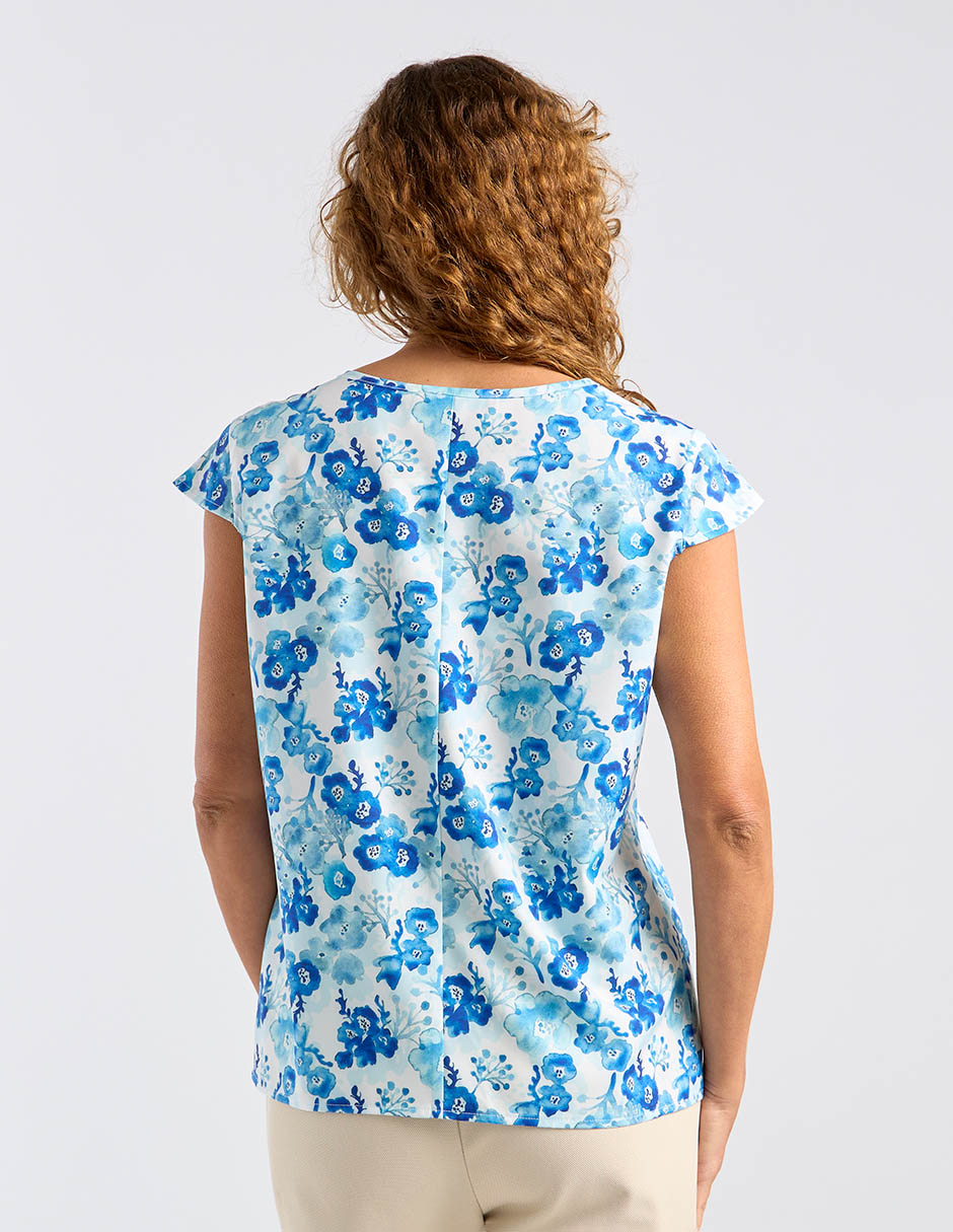 Blusa manga corta para mujer 6