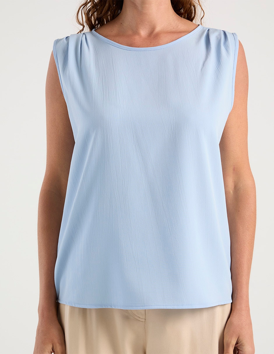 Blusa manga corta para mujer 7