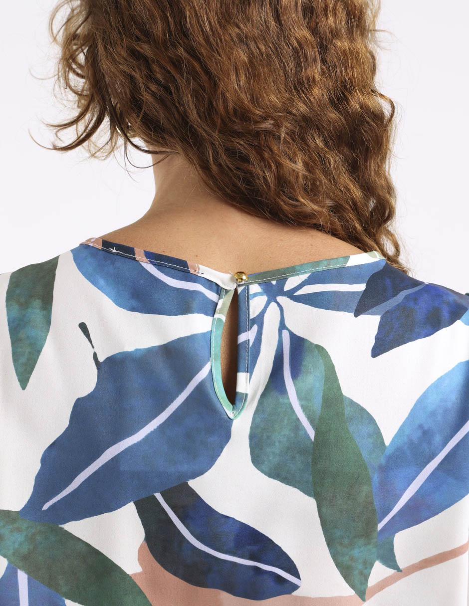 Blusa manga corta para mujer 5