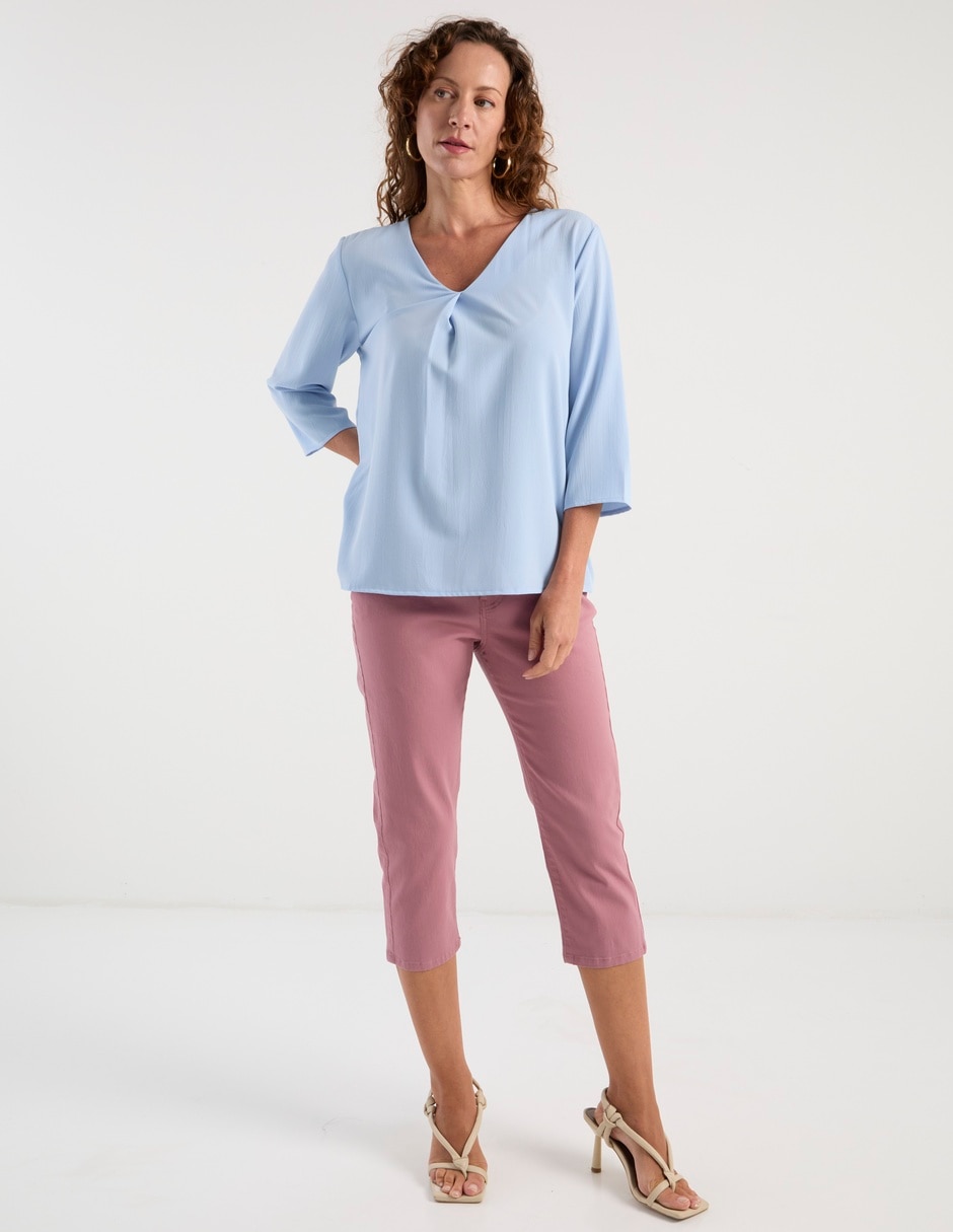 Blusa manga 3/4 para mujer 3