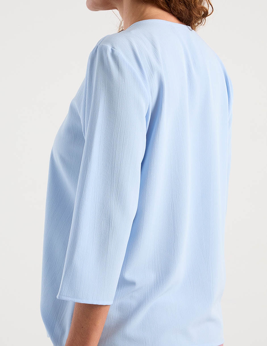 Blusa manga 3/4 para mujer 7