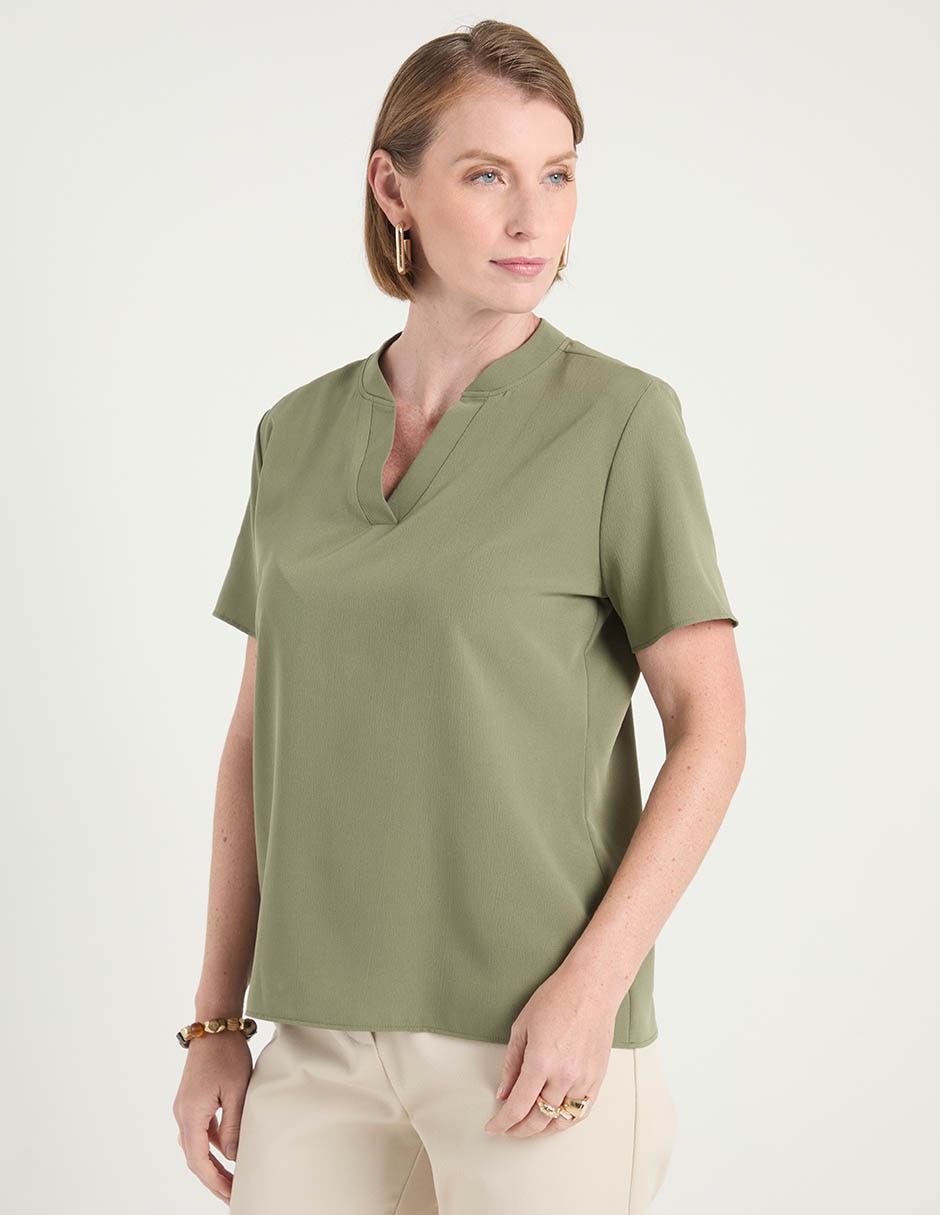 Blusa manga corta para mujer 2