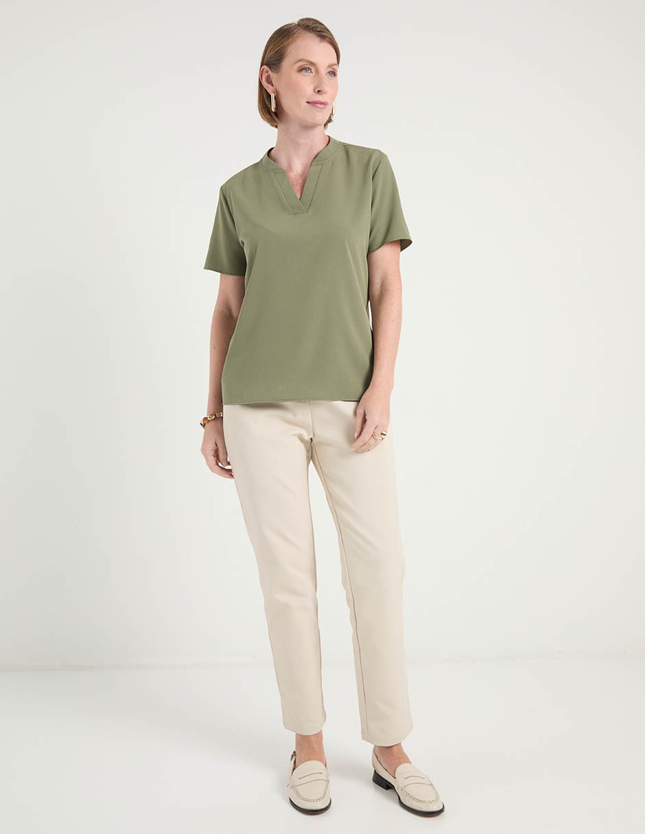 Blusa manga corta para mujer 3