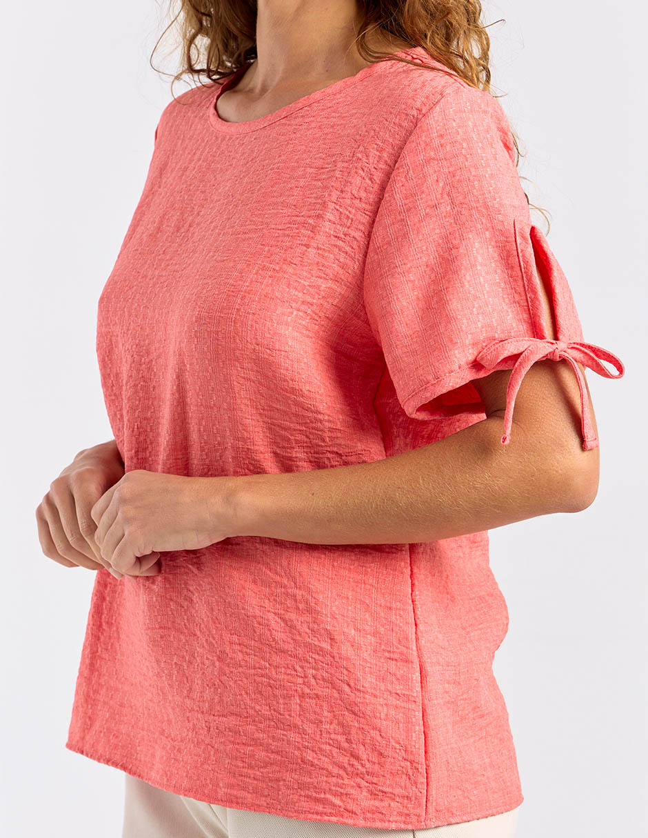 Blusa manga corta para mujer 3