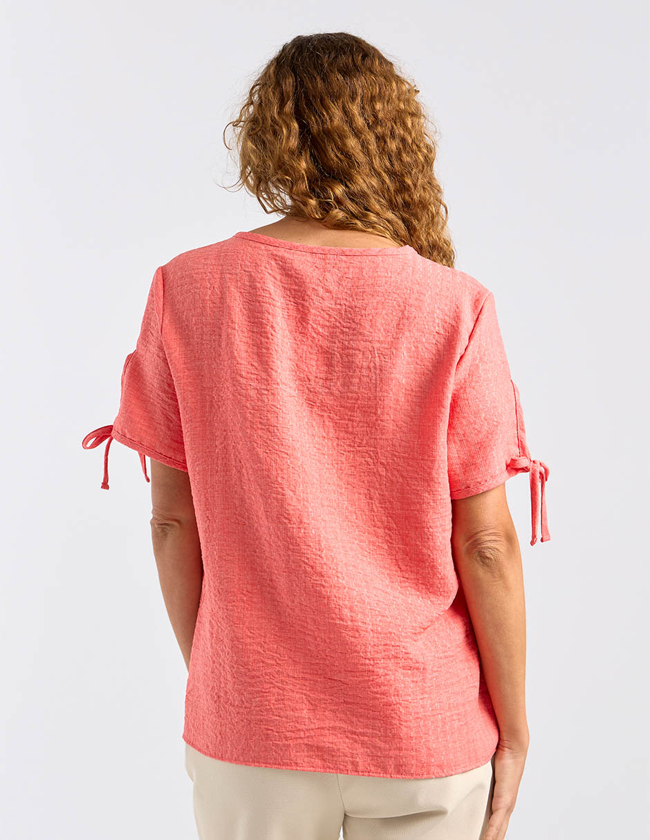 Blusa manga corta para mujer 5
