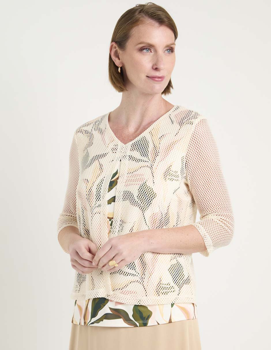 Blusa manga 3/4 para mujer 2