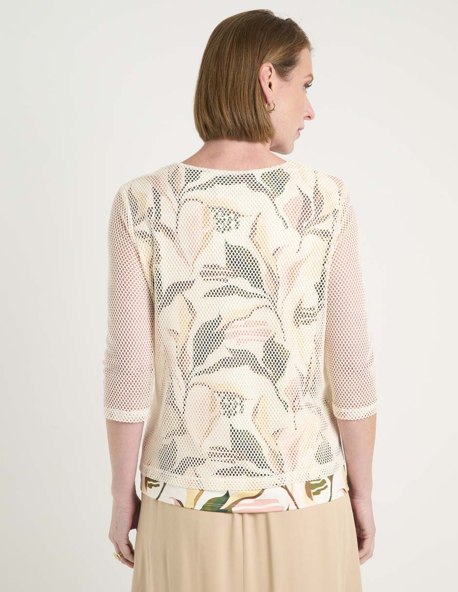 Blusa manga 3/4 para mujer 6