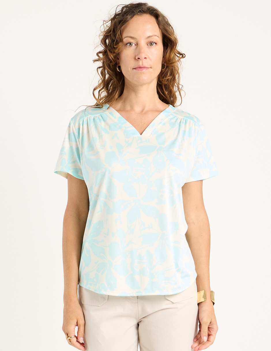 Blusa La Mode manga corta para mujer 2