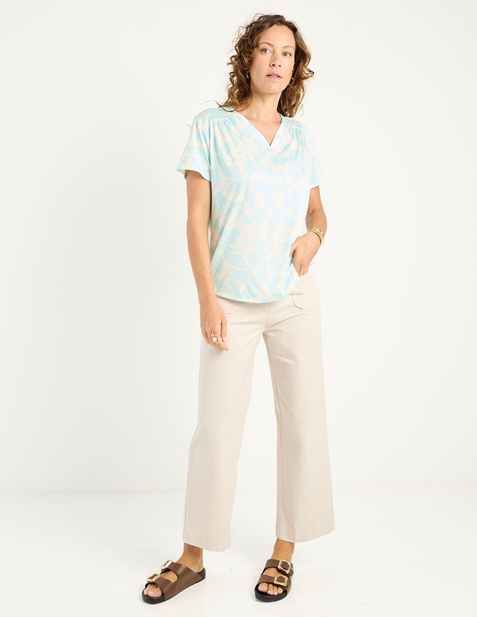 Blusa La Mode manga corta para mujer 3