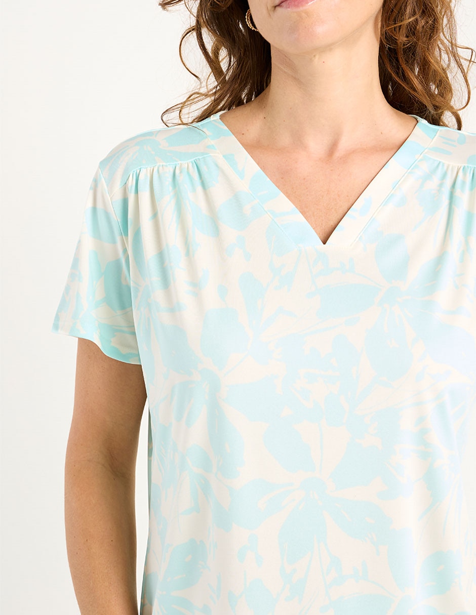 Blusa La Mode manga corta para mujer 4