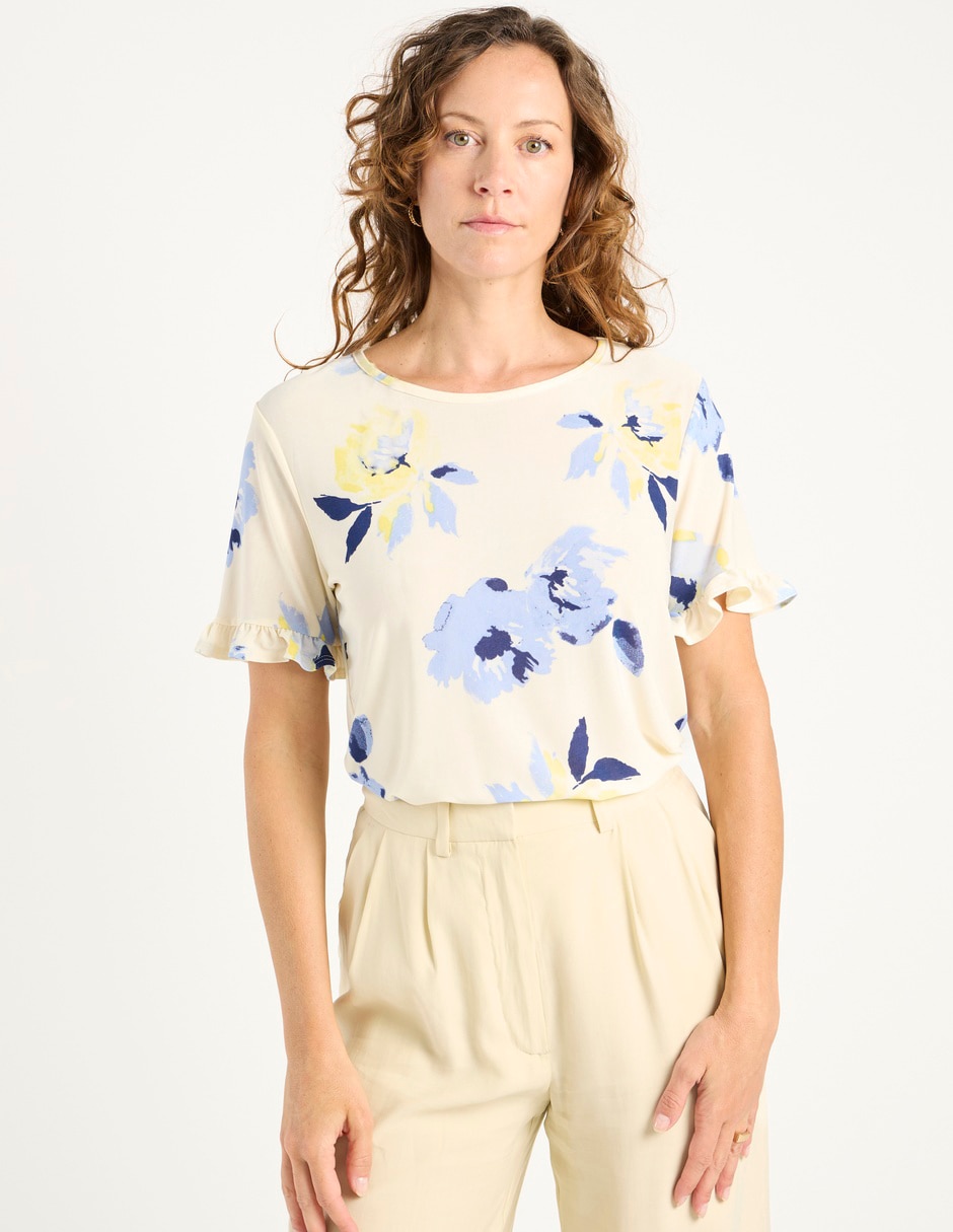 Blusa manga corta para mujer 2