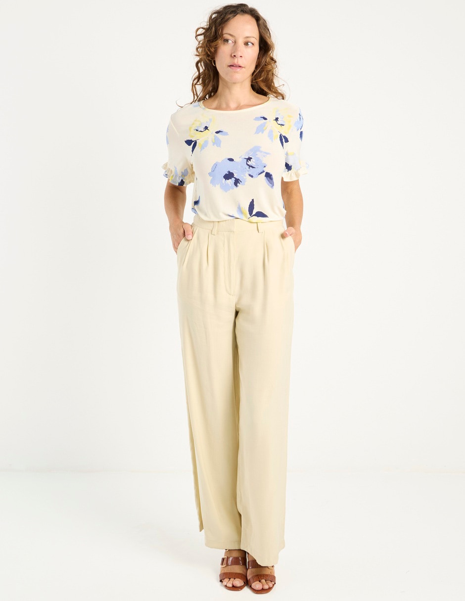 Blusa manga corta para mujer 3