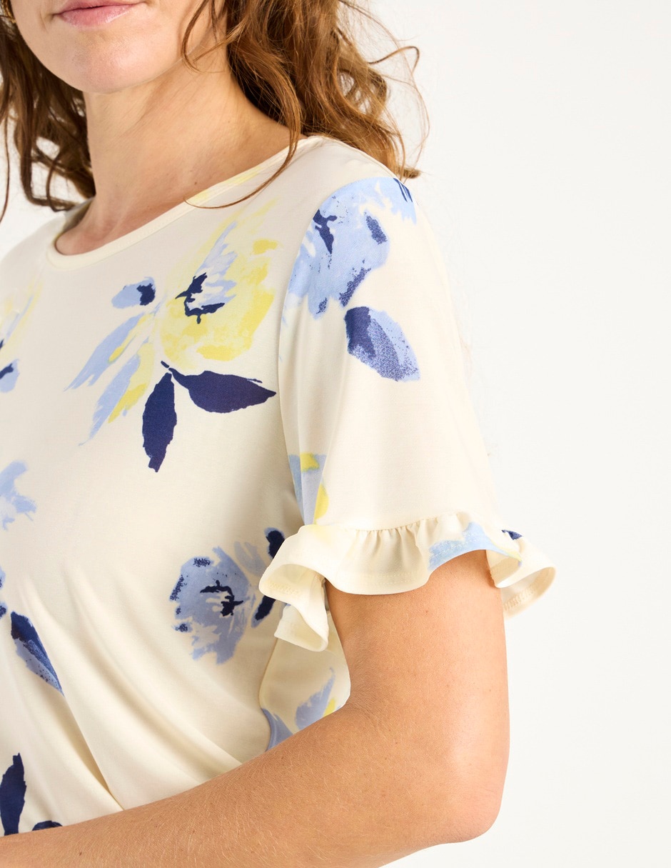 Blusa manga corta para mujer 5