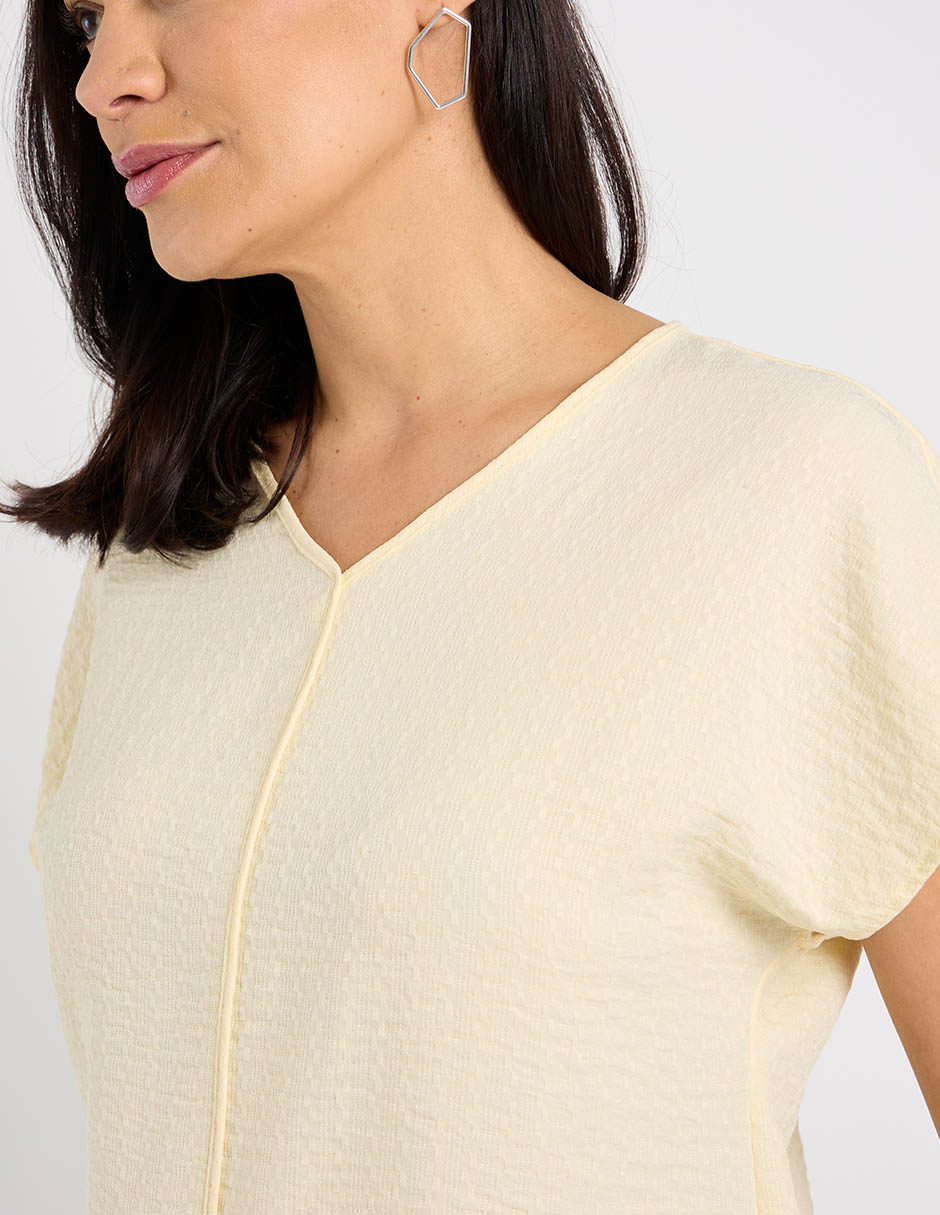 Blusa La Mode manga corta para mujer 4