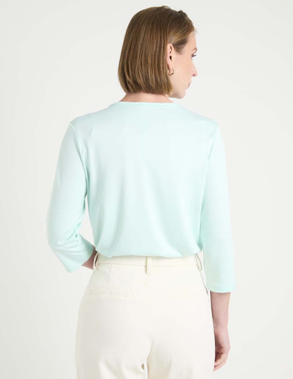 Blusa manga 3/4 para mujer 6