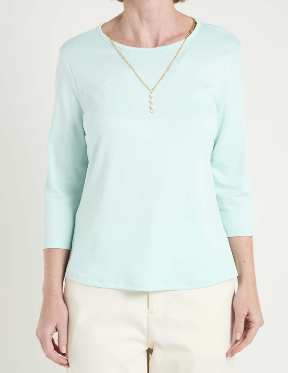 Blusa manga 3/4 para mujer 7