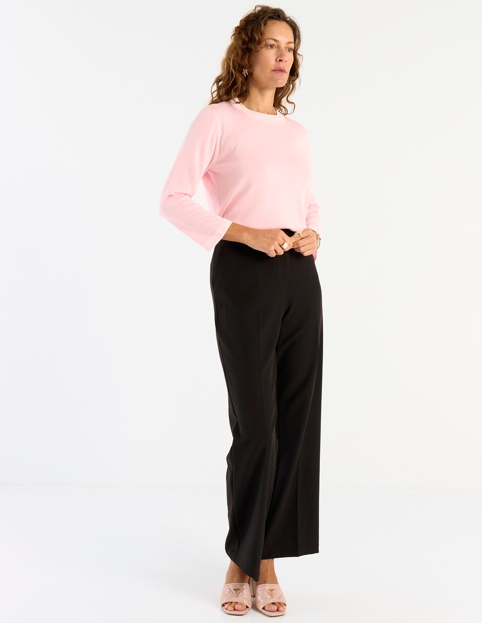 Suéter cuello redondo para mujer 3