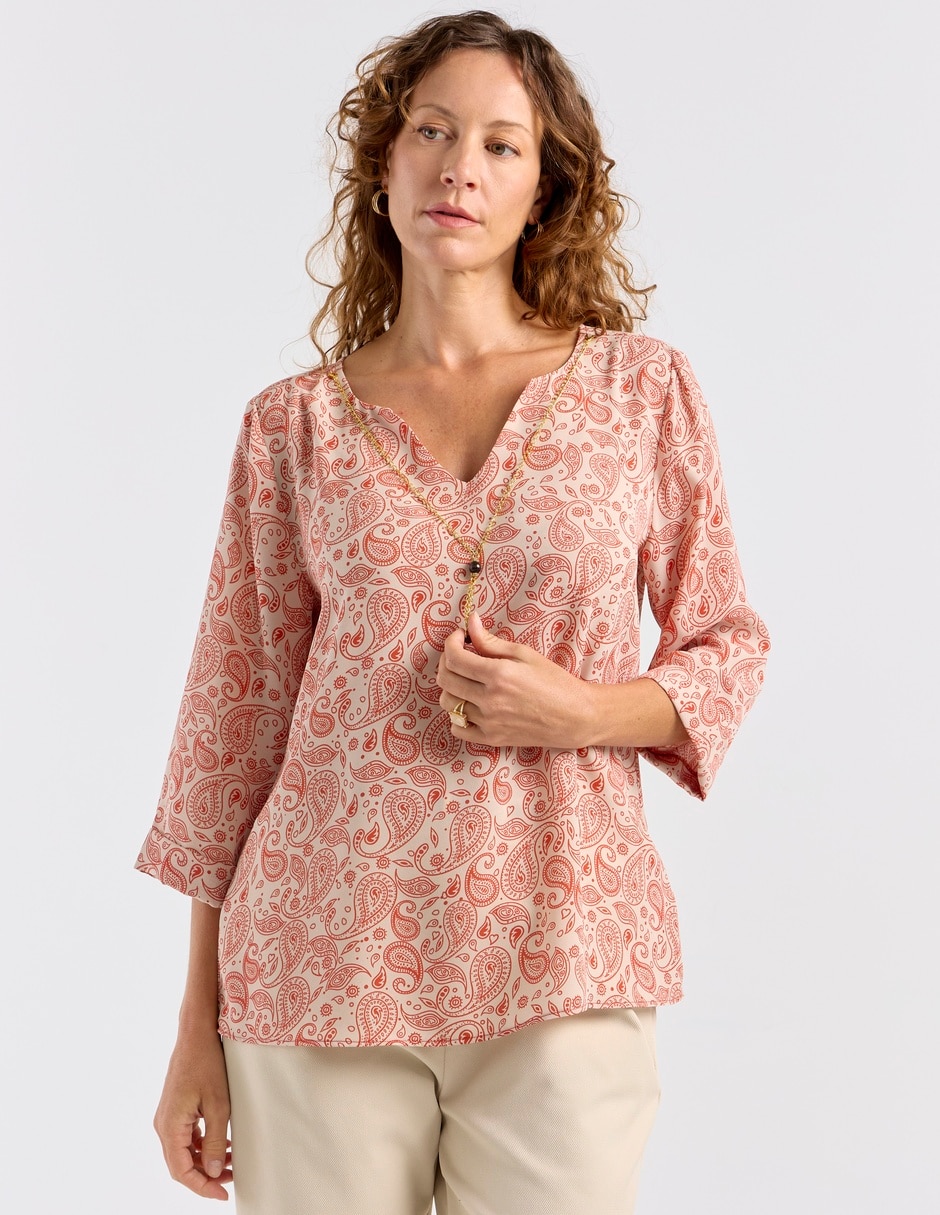 Blusa manga 3/4 para mujer 2