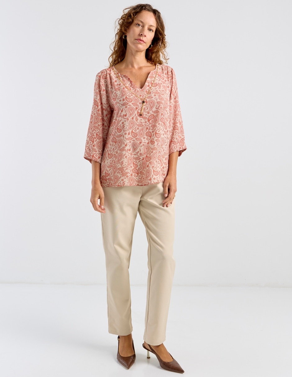 Blusa manga 3/4 para mujer 3