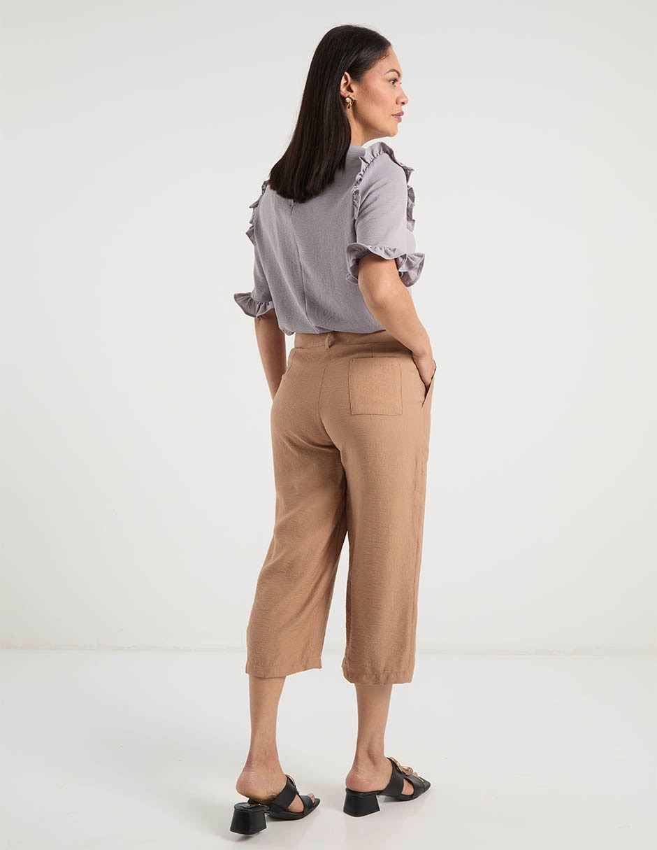 Pantalón capri straight para mujer 6