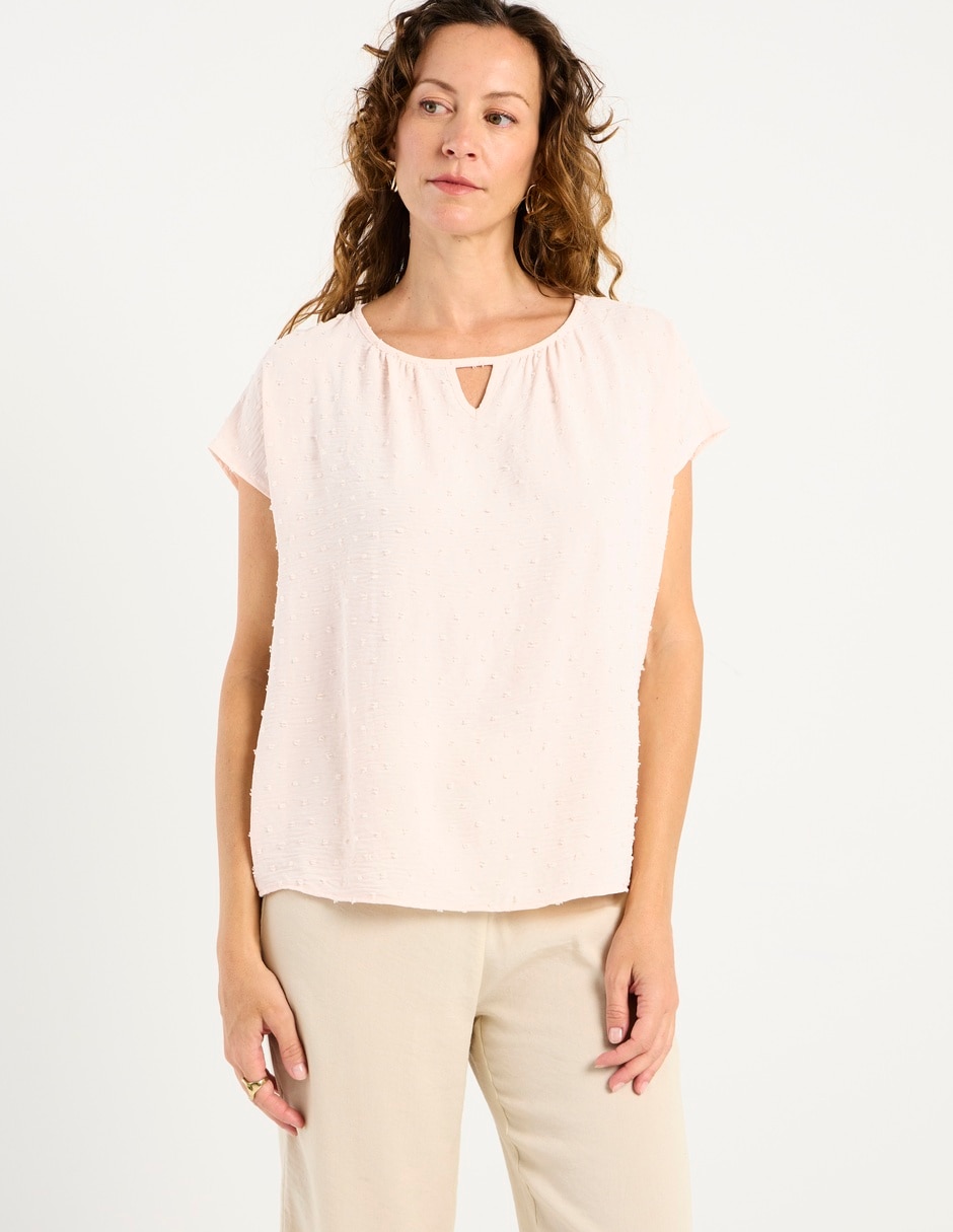 Blusa manga corta para mujer 2