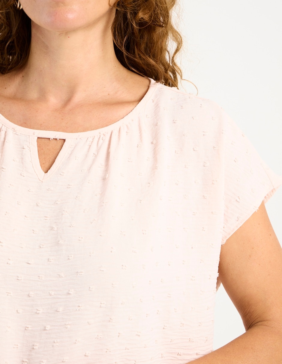 Blusa manga corta para mujer 4