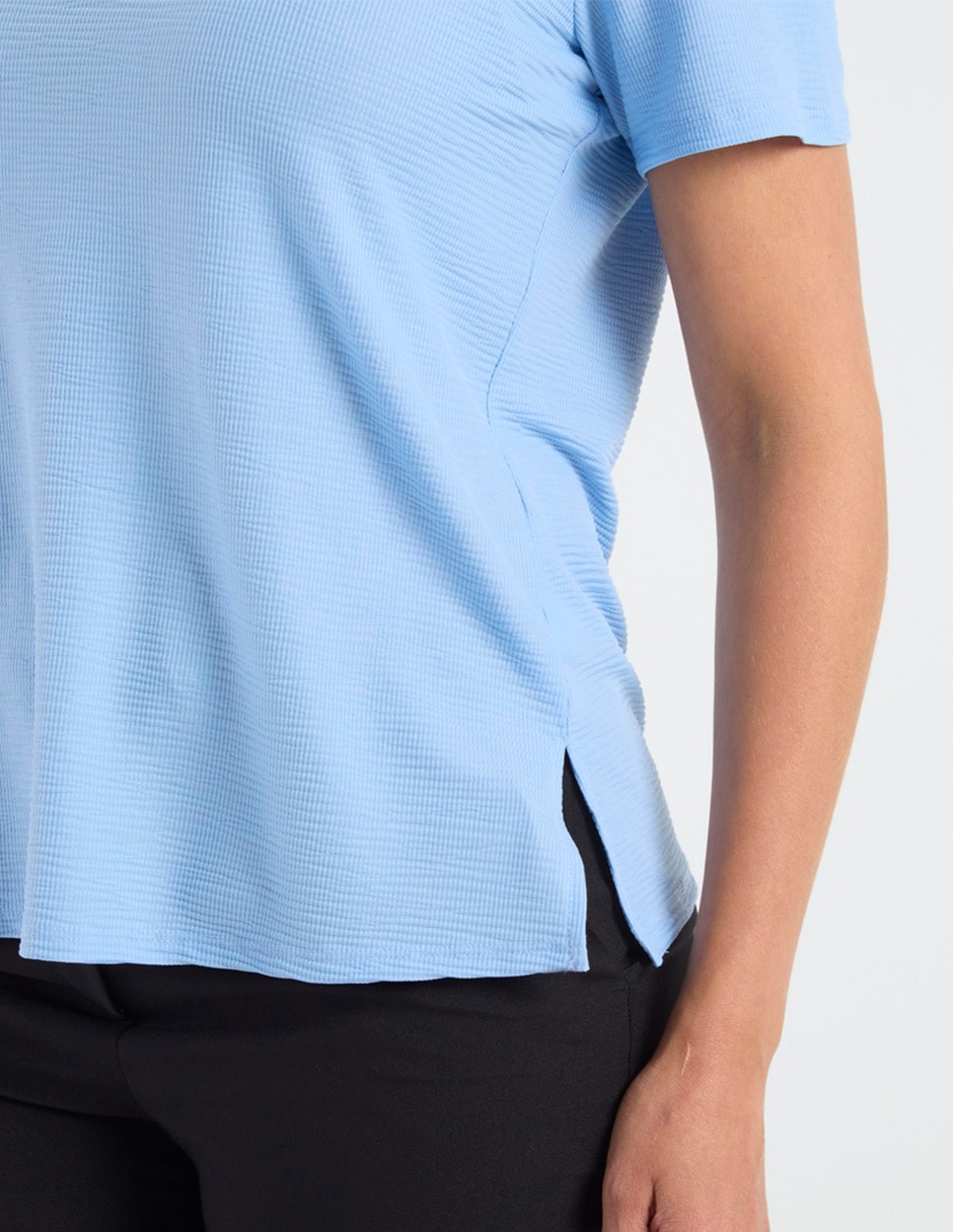 Blusa manga corta para mujer 5