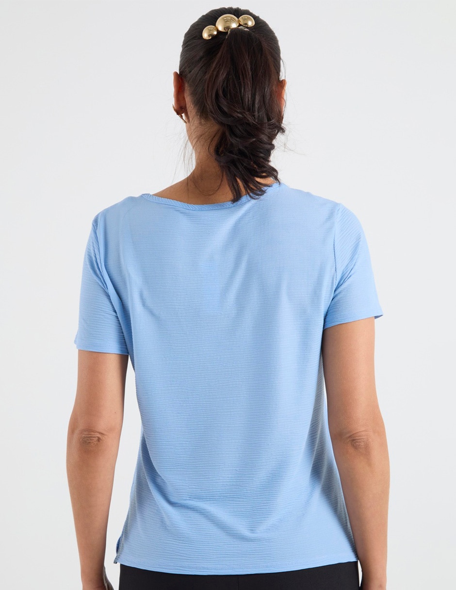Blusa manga corta para mujer 6