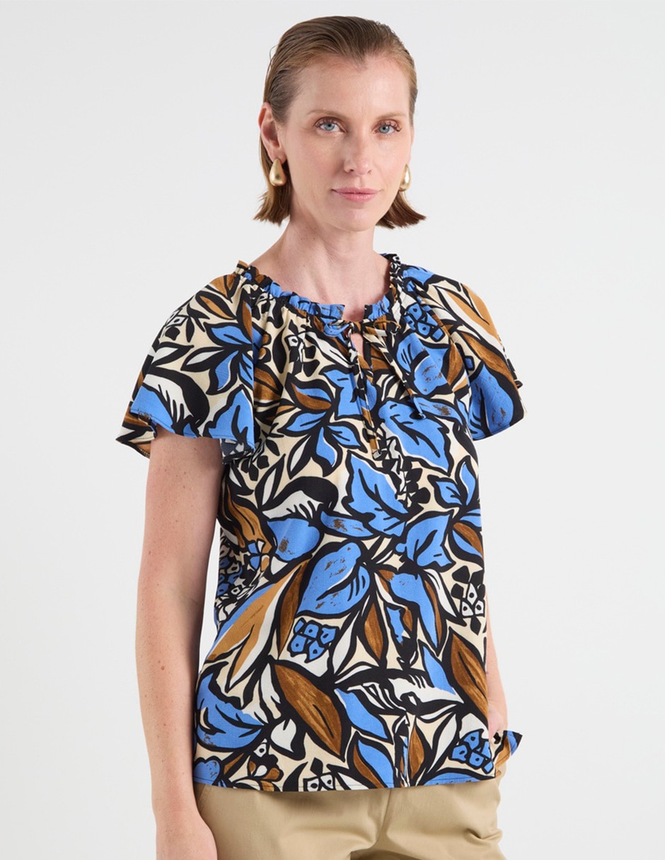 Blusa manga corta para mujer 2