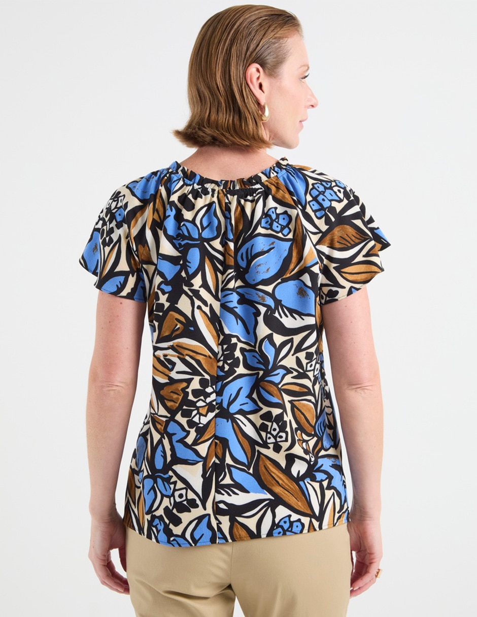 Blusa manga corta para mujer 6