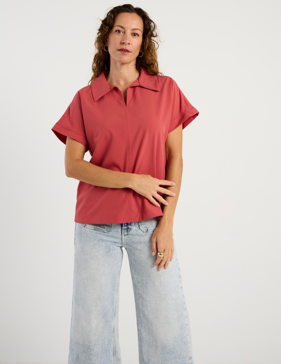 Blusa manga corta para mujer 2